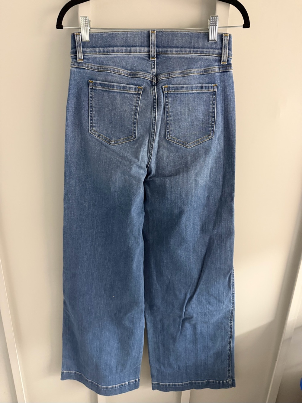 SPANX Seamed Front Pull On Wide Leg Jeans Size S New - Picture 7 of 8